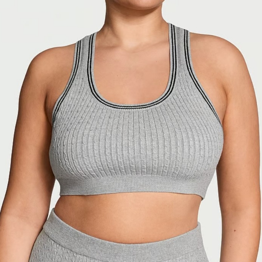 Victoria's Secret Luxury Cable Knit Bralette.